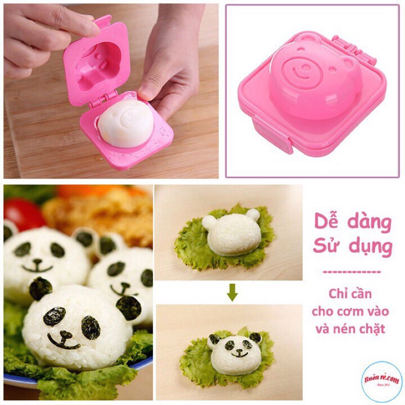 Khuôn cơm cho bé ăn dặm kiểu nhật hình gấu thỏ dễ thương vui nhộn TiTi Shop