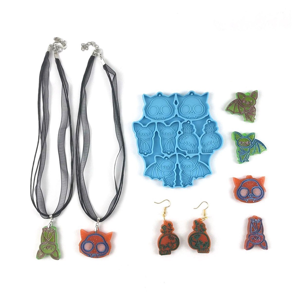 Khuôn Làm Mặt Trang Sức Bằng Nhựa Resin Hình Giọt Nước DIY