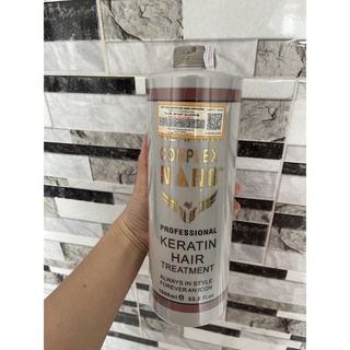 Hấp Tóc Keratin Nano Complex ( Hấp Nano Xám) - Chuyên Phục Hồi Tóc Nát, Cháy 1000ML