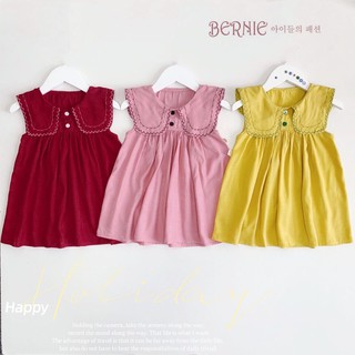 Váy đũi hàn cổ thuỷ thủ bé gái 8-22kg