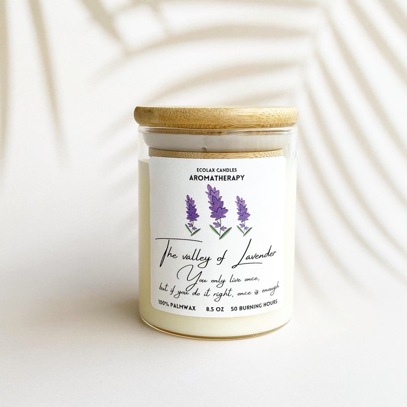 {HÀNG MỚI} Nến Thơm Aromatherapy Hương valley of lavender