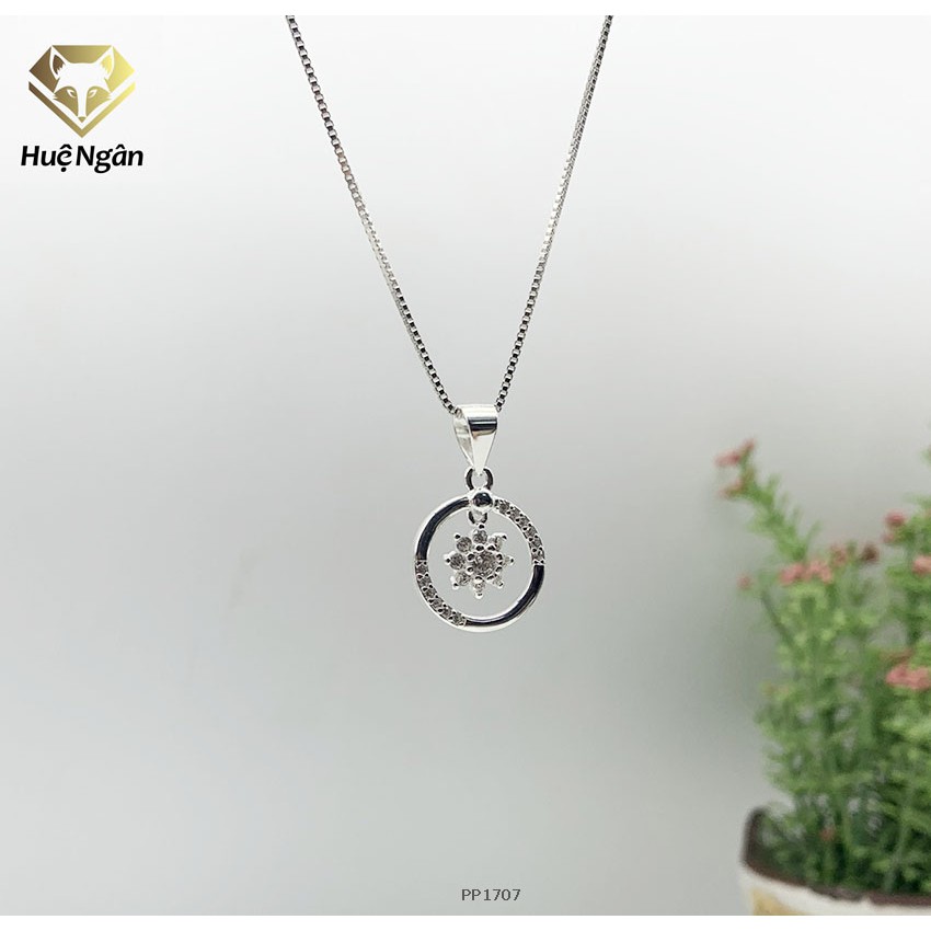 Dây chuyền bạc Ý 925 Huệ Ngân - Circle in love PP1707