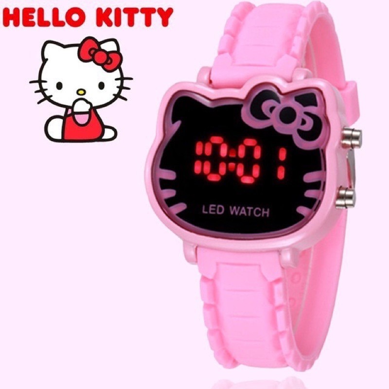 Đồng hồ đeo tay điện tử Hello Kitty bé gái | BigBuy360 - bigbuy360.vn