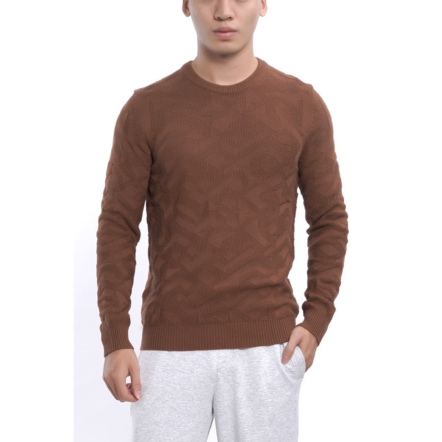 (Giảm sốc 625k còn 339) Áo len aristino màu nâu tây