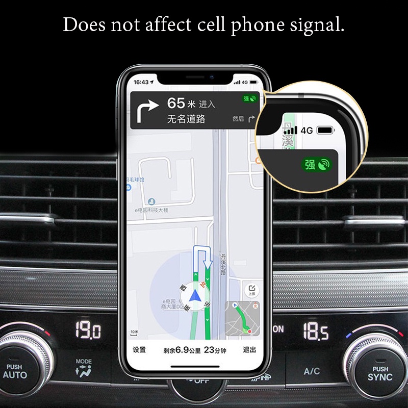 Giá Đỡ Điện Thoại / Thiết Bị Định Vị GPS Bằng Nhôm Hít Nam Châm Cho Xe Hơi Audi A4 B8 A3 8P S3 A5 A6 S6 C6 Q5 A8 R8 TT TTS MK2 8J