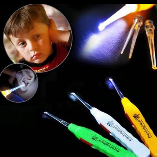 Combo 3 dụng cụ lấy dáy tai có đèn LED