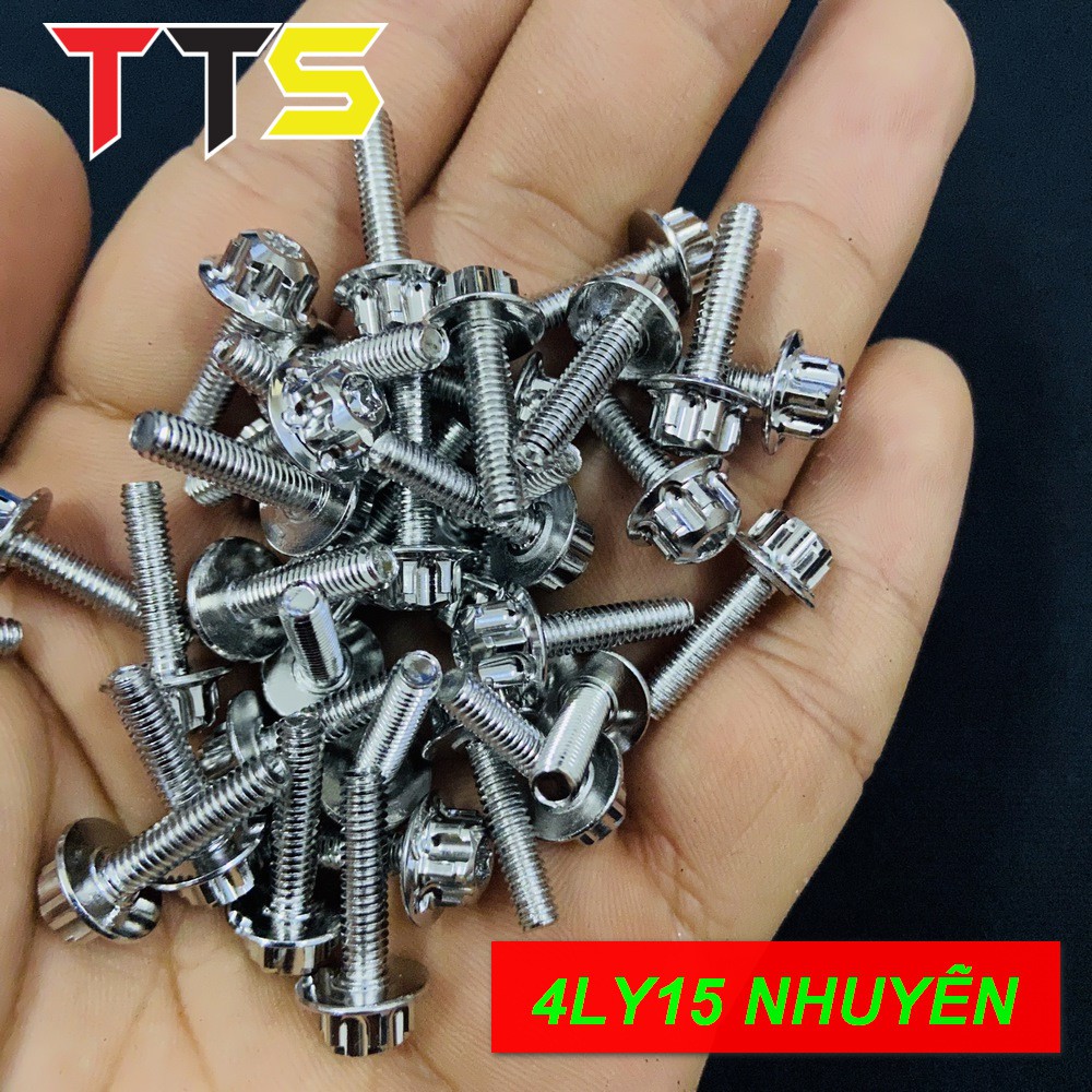 ỐC SALAYA 4LY15 RĂNG NHUYỄN SỬ DỤNG BẮT NẮP DẦU, BỢ ĐỒNG HỒ XE MÁY