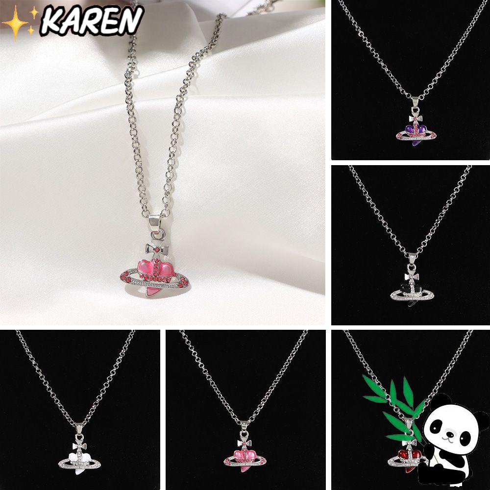 Vòng cổ Mặt Trái Tim Sang Trọng Phong Cách Vintage Cho Nữ