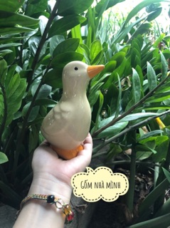Cặp Vịt vàng men nhỏ