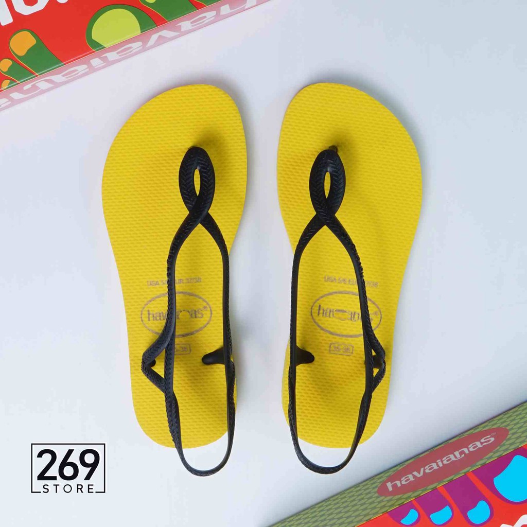 Giày Sandal havanas nữ hàng Thái, dép quai hậu nữ thời trang chất liệu cao su, chống trượt, êm chân, nhẹ