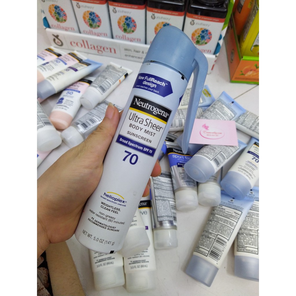 Kem chống nắng Neutrogena nhiều loại hàng chính hãng mỹ 88ml