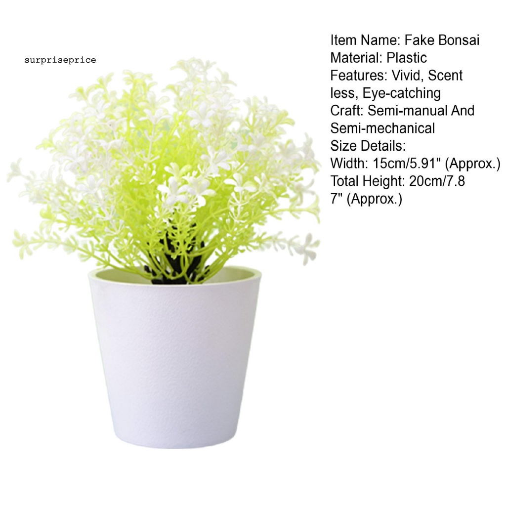 Chậu Cây Bonsai Giả Trang Trí Nhà Cửa