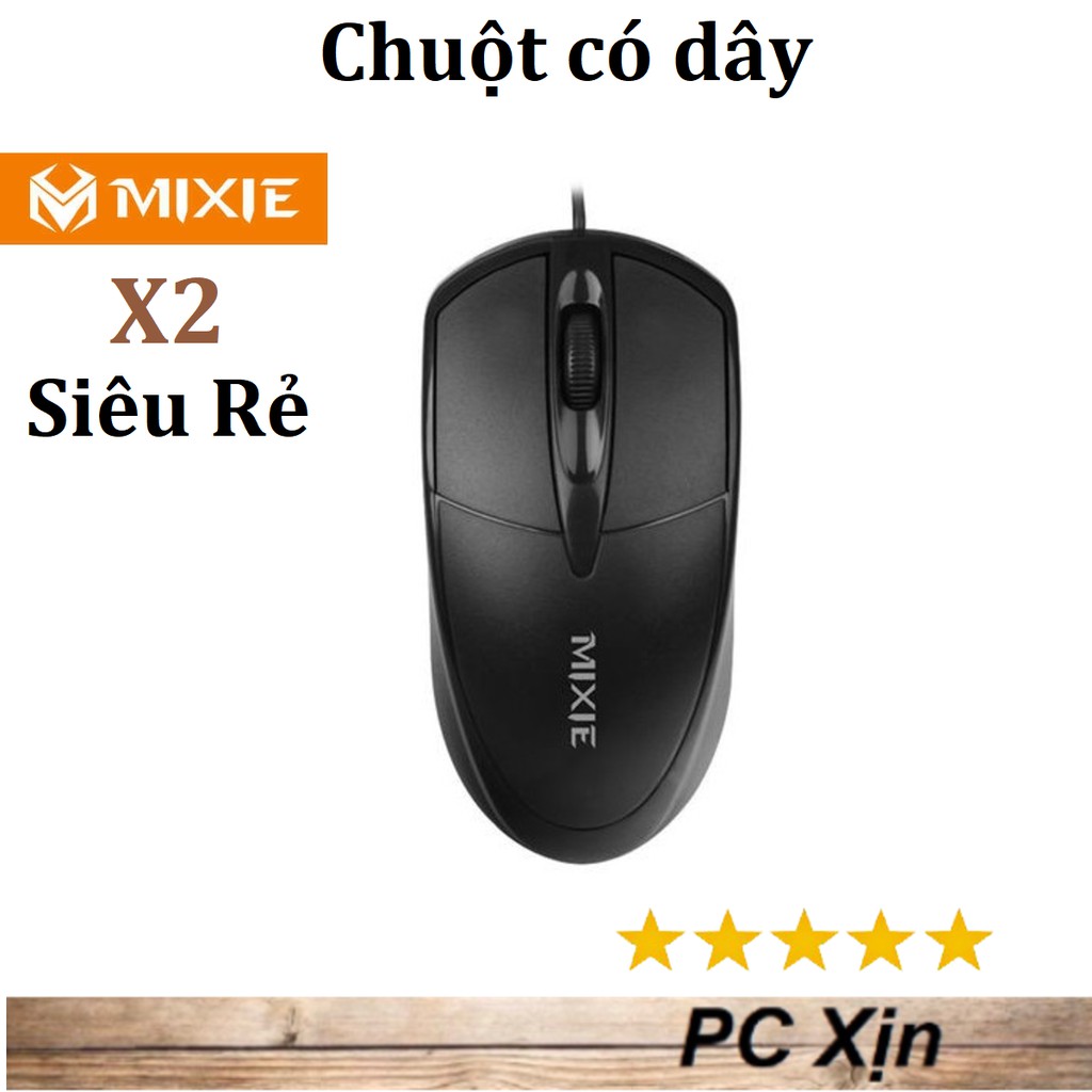 Chuột Mixie X2 có dây - Chính Hãng bảo hành 12 tháng