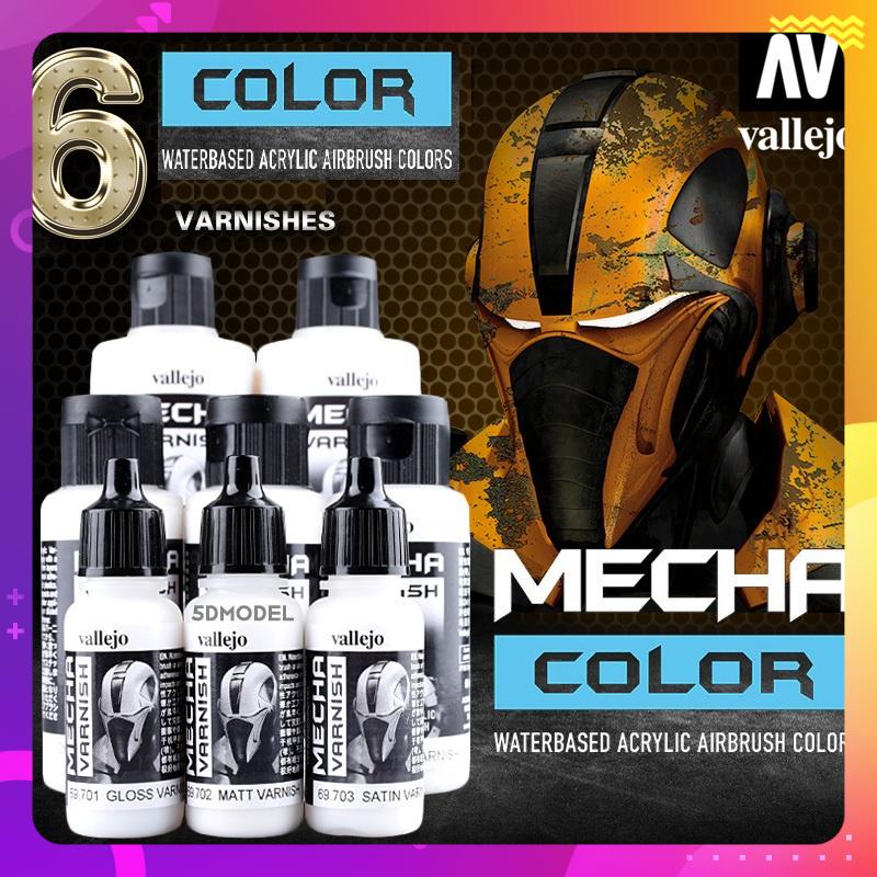 Sơn phủ Vecni gốc nước Vallejo Mecha Color Varnish Series - Sơn Mô Hình