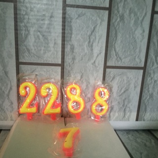 Nến số hộp 20 số