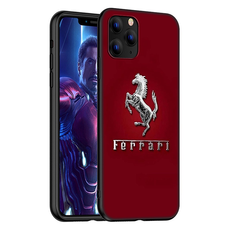 Ốp điện thoại mềm in hình xe hơi Ferrari cho iPhone 7 8 7+ 8+ 6+ 6S+ XR XS Max 5 5s 49LU
