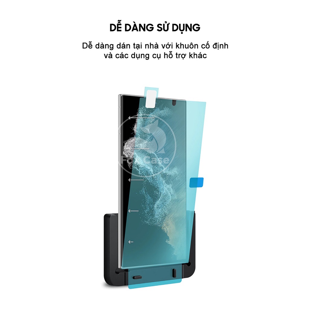Bộ 2 miếng dán màn hình S23 Ultra, S23 Plus, S23, S22 Ultra chính hãng, có bán lẻ 1 miếng - Fox Case