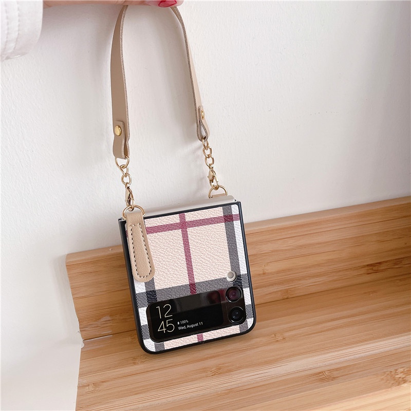 Ốp Điện Thoại Da PU Dạng Túi Xách Hình Gấu Thời Trang Chống Sốc Cho Samsung Galaxy Z Flip 3 5G Flip3 Zflip3 Z Flip3 Z3