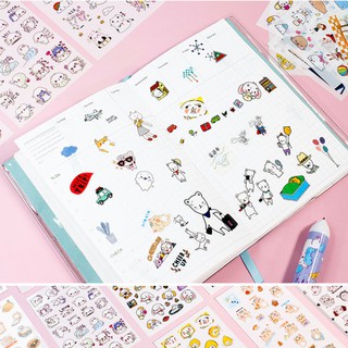 Set 6 Miếng Dán STA Hình Động Vật Vui Nhộn