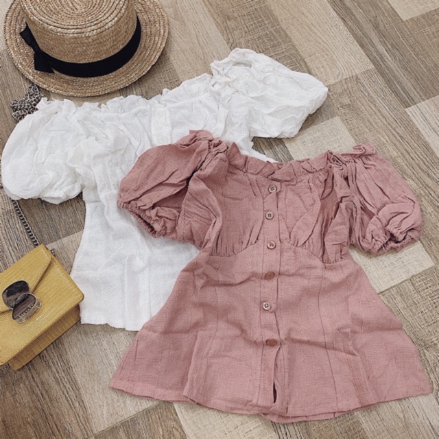ÁO CROPTOP KIỂU VINTAGE