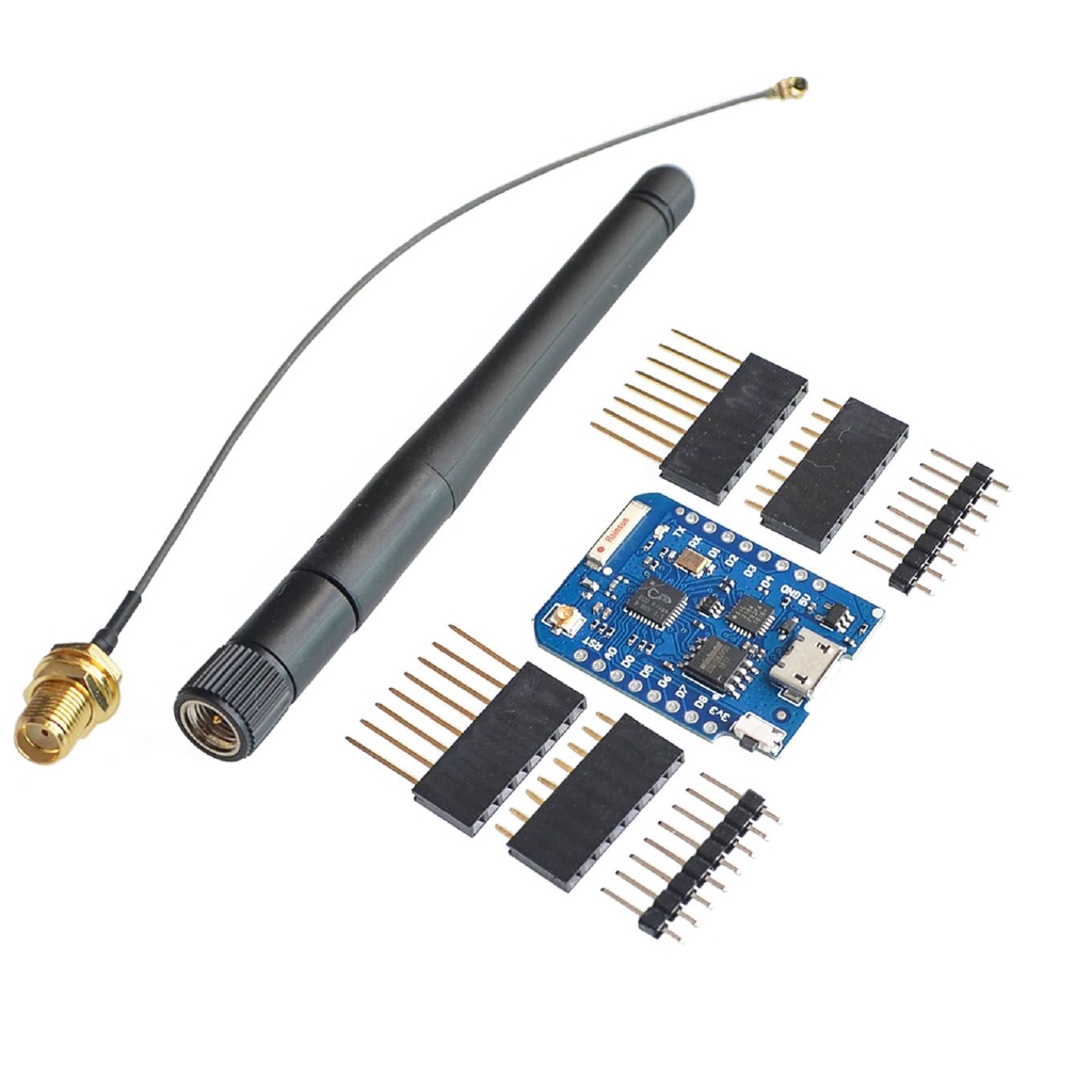 Bộ anten ngoài WEMOS D1 Mini Pro 16M Bytes NodeMCU Based ESP8266 ESP-8266EX CP2104 WIFI