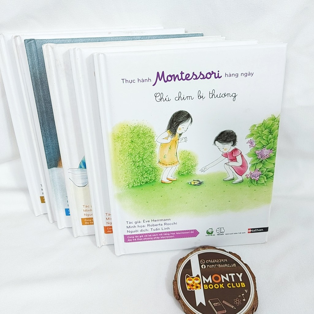 Sách -  Thực hành Montessori hàng ngày - lẻ cuốn ,giao ngẫu nhiên (ĐT-Monty)