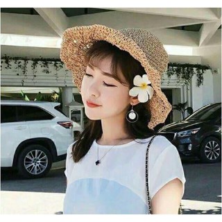 Nón cói mềm dây nơ cute