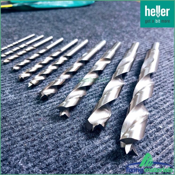 Mũi khoan gỗ HELLER HSS TURBO chất lượng cực kỳ tốt, khoan rất nhanh và không bị  cháy mũi, lỗ khoan tròn và mượt.