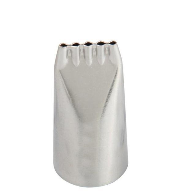 Đui bắt kem, Đuôi bắt kem 5 lỗ 134 trang trí bánh bằng thép không gỉ đúc liền khối dày dặn, cứng cáp