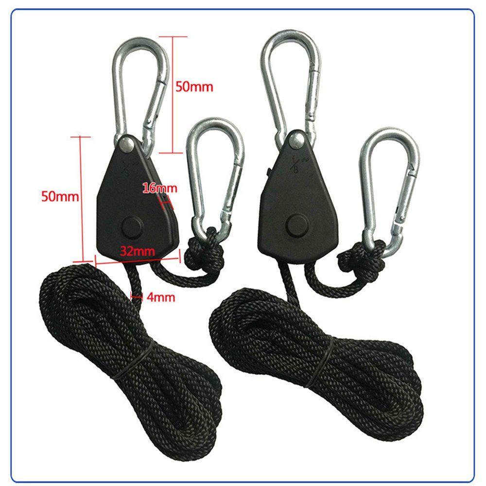 LEISURE Set 1 / 2 / 4 Dây Ròng Rọc Chuyên Dụng Cho Thuyền Kayak