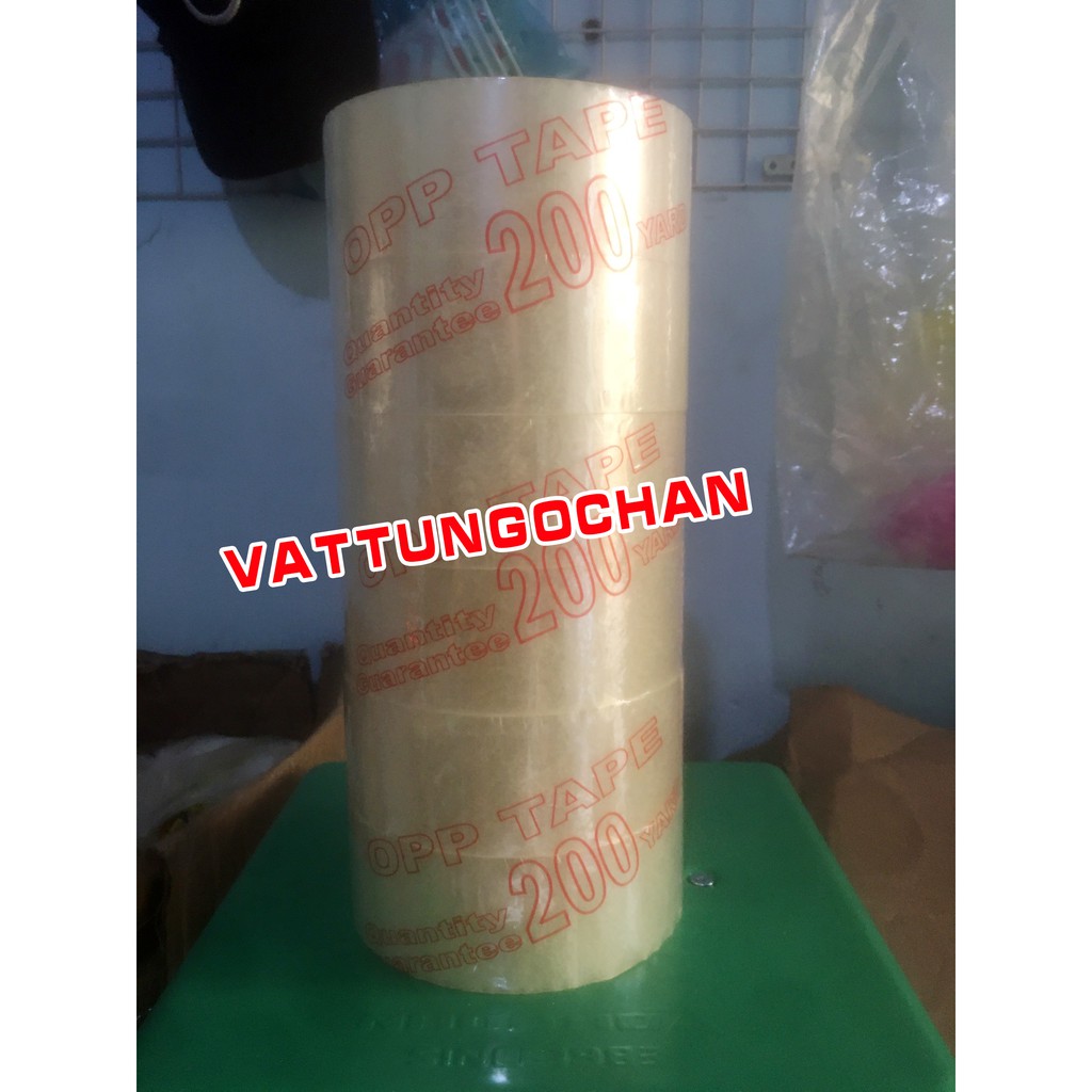 Băng keo trong/đục 4.8F 200Y - 2kg/cây (Bán lẻ cuộn)