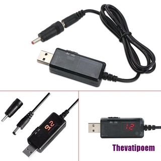 Dây cáp tăng áp usb 5v lên tới 9v 12v 1a