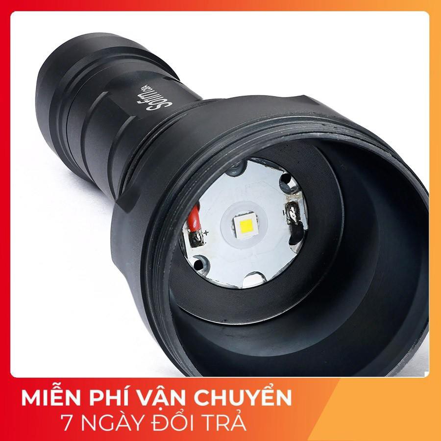 Đèn pin SOFIRN C8T sáng 1310lm chiếu xa 500m pin 18650 kèm pin sạc
