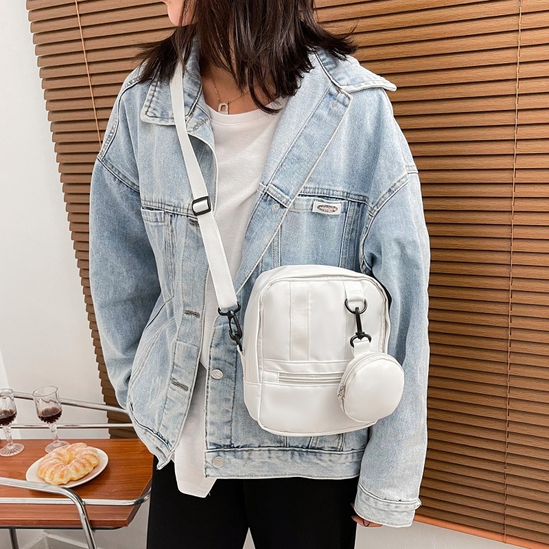 Túi Đeo Chéo Nhỏ Bằng Nylon Phong Cách Cổ Điển Cho Nữ
