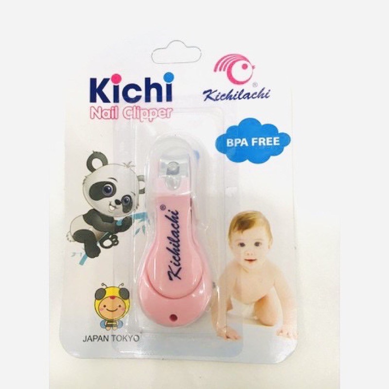Bấm móng tay em bé Kichilachi - nhựa an toàn kết hợp thép không gỉ [Olala Baby]