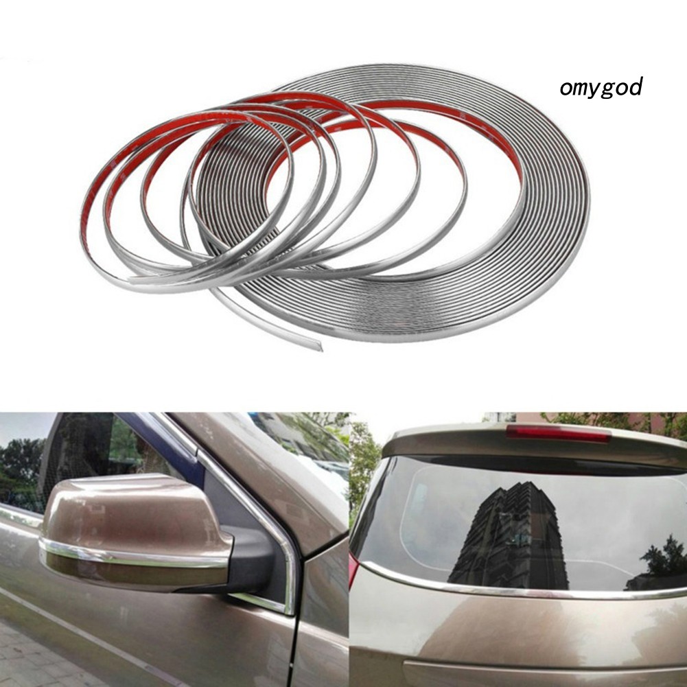 Dây Viền Trang Trí Xe Hơi Bằng Chrome 6mm 15mm 18mm 22mm