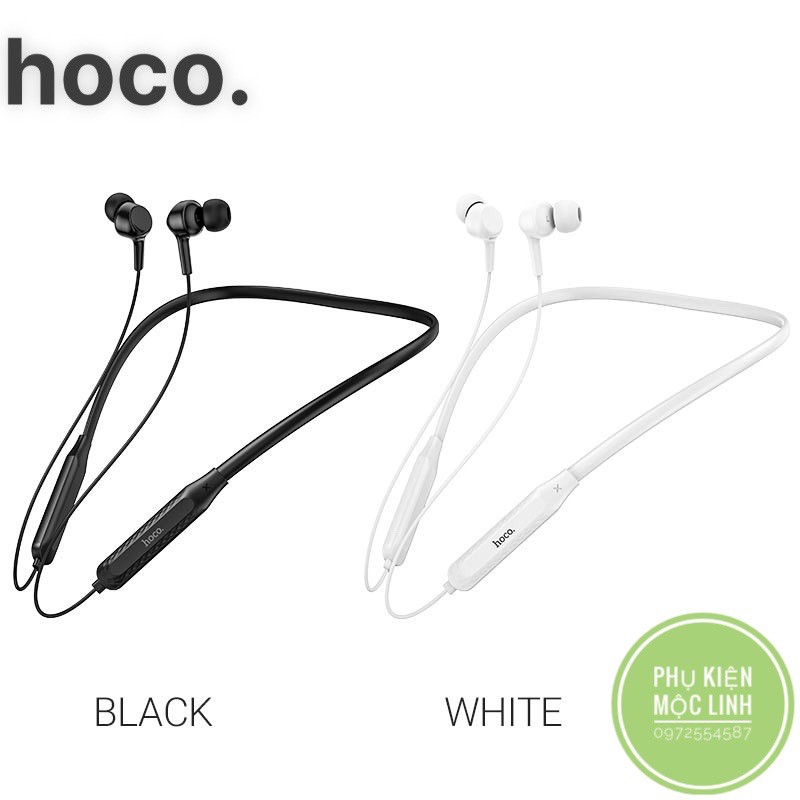 Tai nghe bluetooth thể thao choàng cổ Hoco ES51 Graceful Wireless 5.0 - Nghe nhạc đàm thoại 3h liên tục không dây Sport