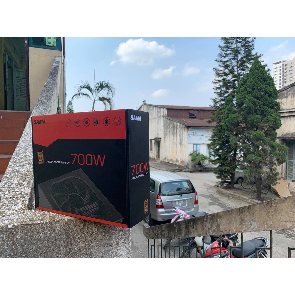 Nguồn máy tính Sama 535 , Sama EPS 600 , Sama 700w 80plus Công Suất Thực Bảo hành 36 tháng