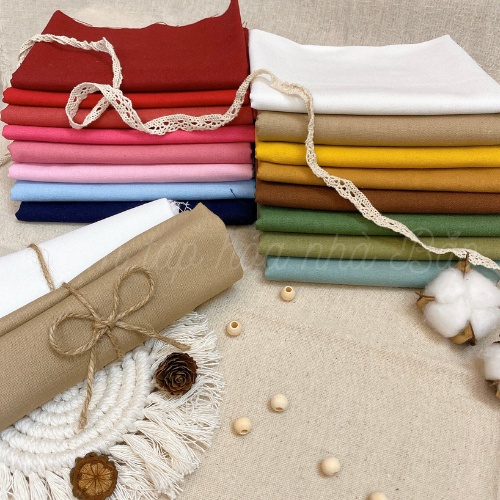 [Bảng 1/2] Vải Linen Loại Dày Mịn Đẹp 2 Kích Thước 50x70cm Và 70x100cm