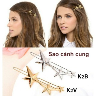 🍭🍭[MỚI] Kẹp tóc, kẹp mái trăng sao Hàn Quốc xinh xắn - 8k