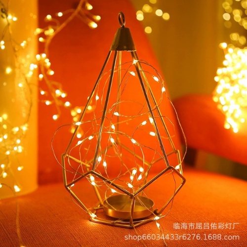 Dây đèn led trang trí fairylight đom đóm có sẵn pin dài 5m điện 5V USB