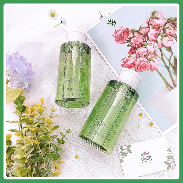 [ Date 2023] Nước Tẩy Trang Trà Xanh Innisfree Green Tea Cleasing Water 300ml