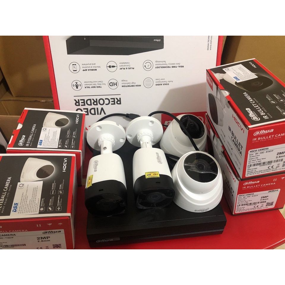 ĐẦU GHI HÌNH DAHUA CHÍNH HÃNG 1B08  CHUẨN H265 BH 2 năm