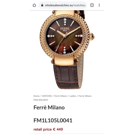 Đồng hồ nữ Ferre Milano - thương hiệu của Italy