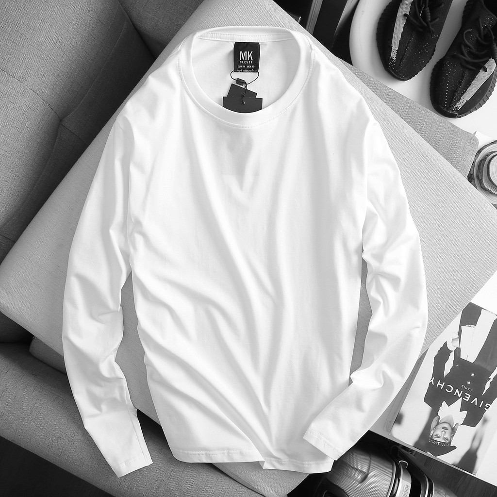 ÁO THUN TRƠN DÀI TAY ATDT113 | BigBuy360 - bigbuy360.vn