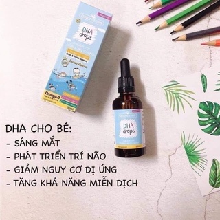 DHA cho trẻ thông minh sáng mắt