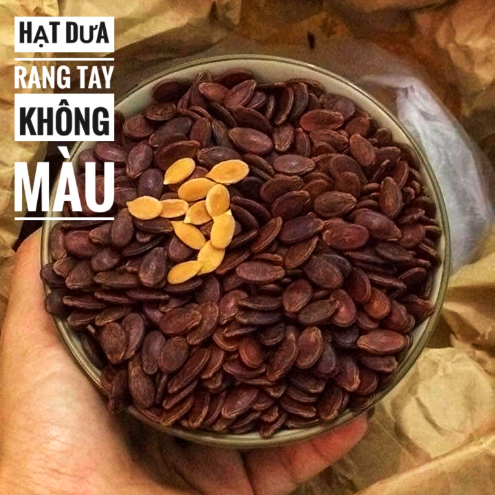 Hạt Dưa Rang Tay Tứ Hưng Không Phẩm Màu Lon 450gr