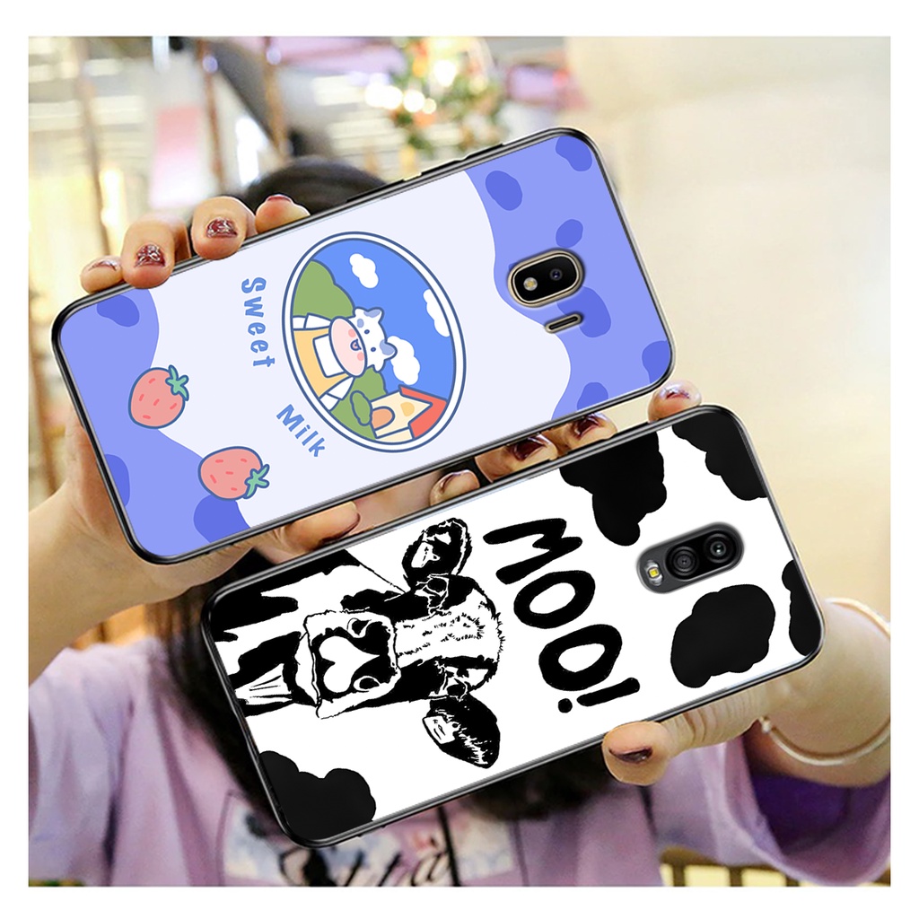 Ốp Lưng Samsung J7plus/J7+ _J7 pro - J4 2018 - J2 Pro J2 Core - J3 pro In Hình Bò Sữa Cute, Nhiều Màu Sắc Mới P2
