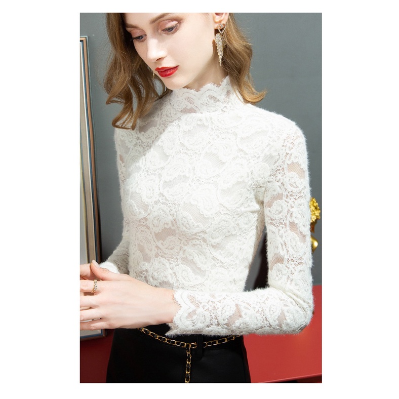 CJ376 - Áo ren nữ lót nỉ/ không lót nỉ thu đông hàng nhập