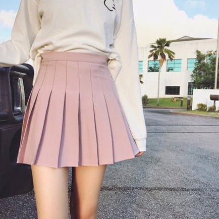 Chân Váy Dáng Chữ A Lưng Cao Thiết Kế Xếp Ly Cổ Điển Cho Nữ | BigBuy360 - bigbuy360.vn